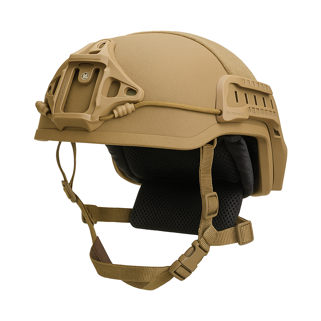 Ballistiskā ķivere AS-501G2 ULW-ACH 2. Gen Hig-Cut, tuksneša iedegums